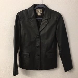 Leather CLIO jacket size 6